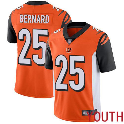 Cincinnati Bengals Limited Orange Youth Giovani Bernard Alternate Jersey NFL Footballl #25 Vapor Untouchable->youth nfl jersey->Youth Jersey